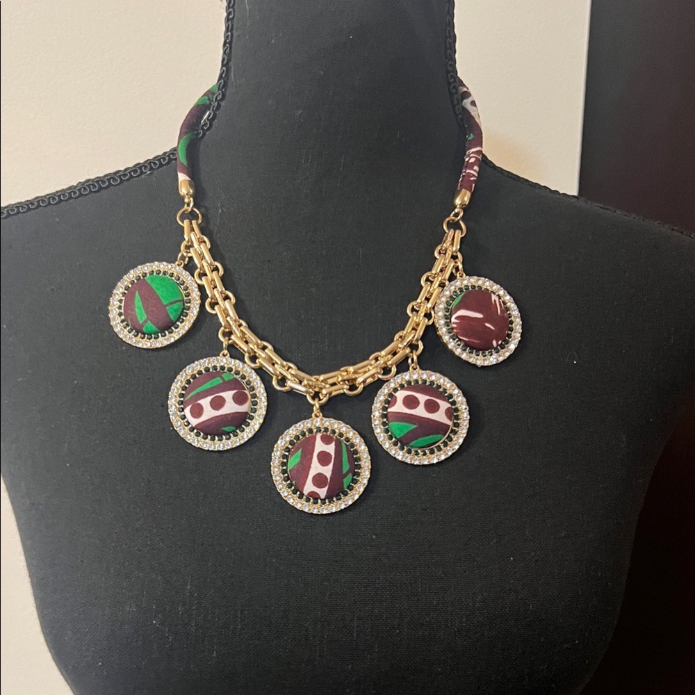 Gold and Green Necklace